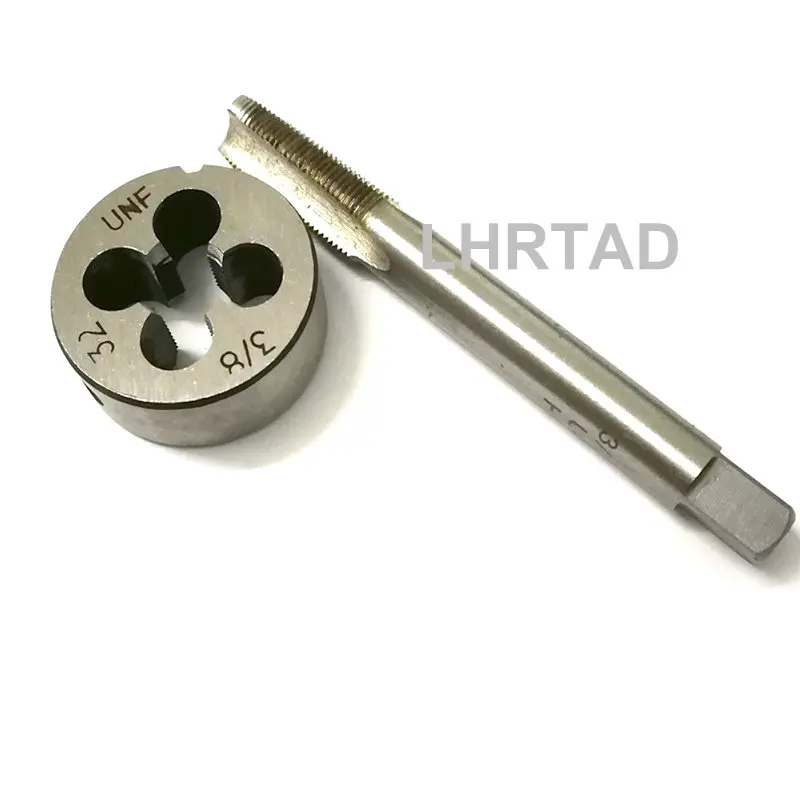 Tap En Matrijs Set Unf 3/8-24 Unified Thread Rechter Hand Plug Tap Die Un 3/8 24