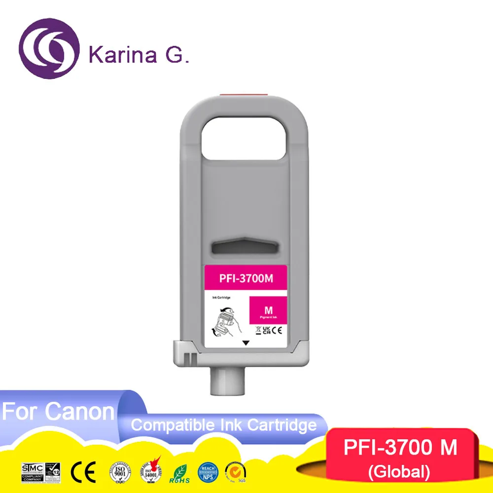 Совместимый картридж PFI2700 PFI-3700, 100% совместимый с принтером Canon ImagePROGRAF 4600 2600 6600 GP 4600S 6600S