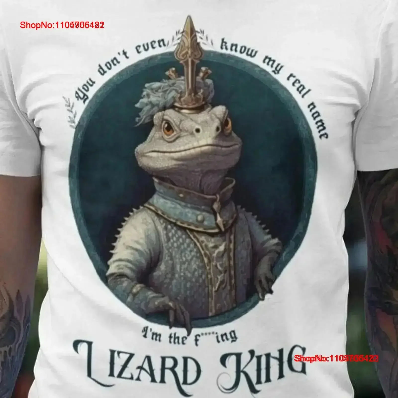 I'm the Lizard King T Shirt Robert California Funny Office Bearded Dragon Original Art for Father's Day vintage Washed Soft