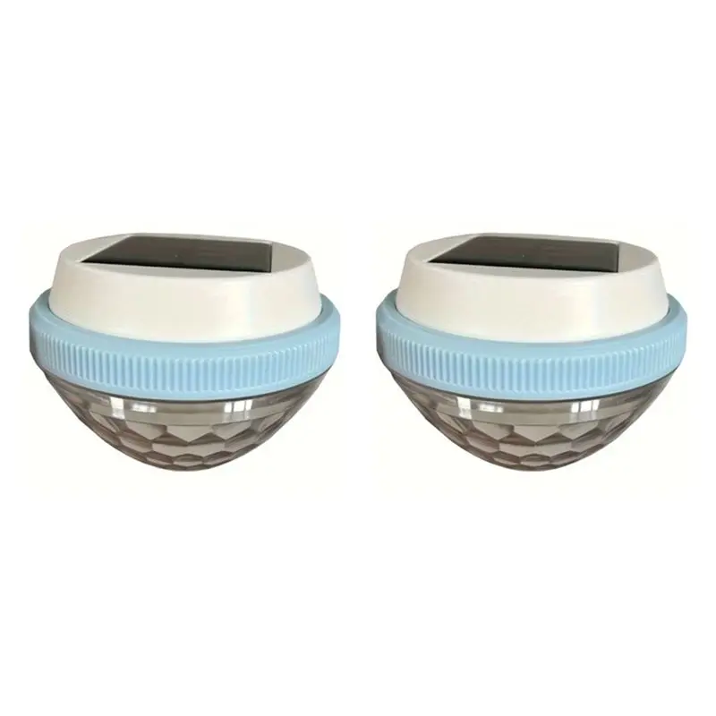 

Светодиодные плавающие светильники на солнечной энергии LLCS-2PCS, 7 режимов смены цвета, водонепроницаемые, для бассейнов, фонтанов, садового освещения