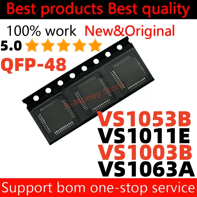 (1pcs)VS1011E VS1053B VS1063A VS1003B VS1063A-L VS1003B-L VS1011E-L VS1053B-L LQFP-48