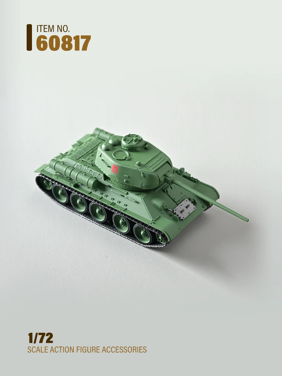 รถถังขนาด1/72 T-34 /85สาวและรถถังรุ่นเก็บสะสมมังกรพิเศษอาวุธทหารจัดแสดงในสต็อก