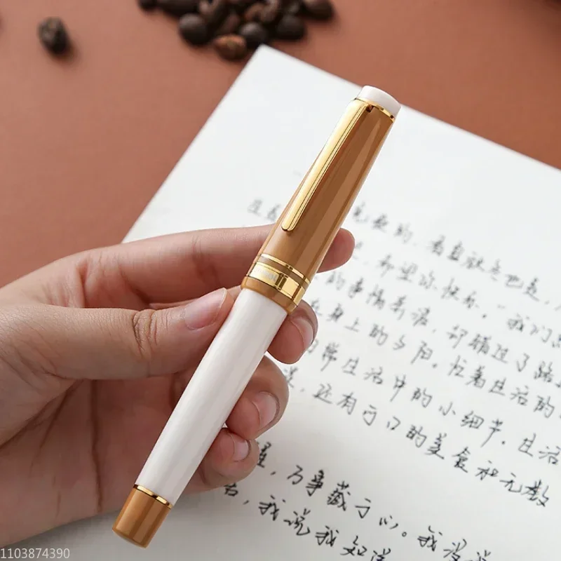 

Tramol Cream Fountain Pen Bock N0.6 F 0.5mm Ink Pen High Quality Luxury Business School Supplies Stationery Writing Smooth Gift