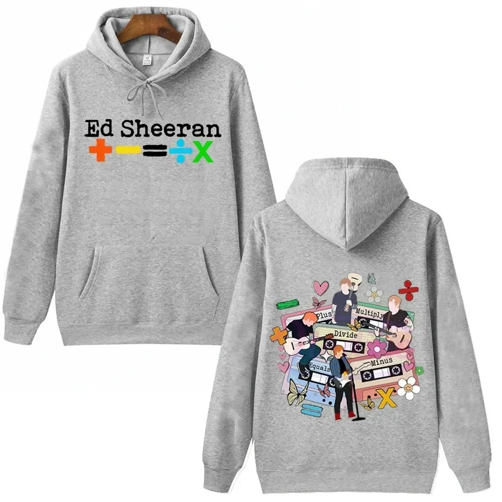 Men Women Cotton Ed Sheeran Tour 2024 Brand Hoodie Man Woman Quality Harajuku Pullover Tops Sweatshirt Fans Gift