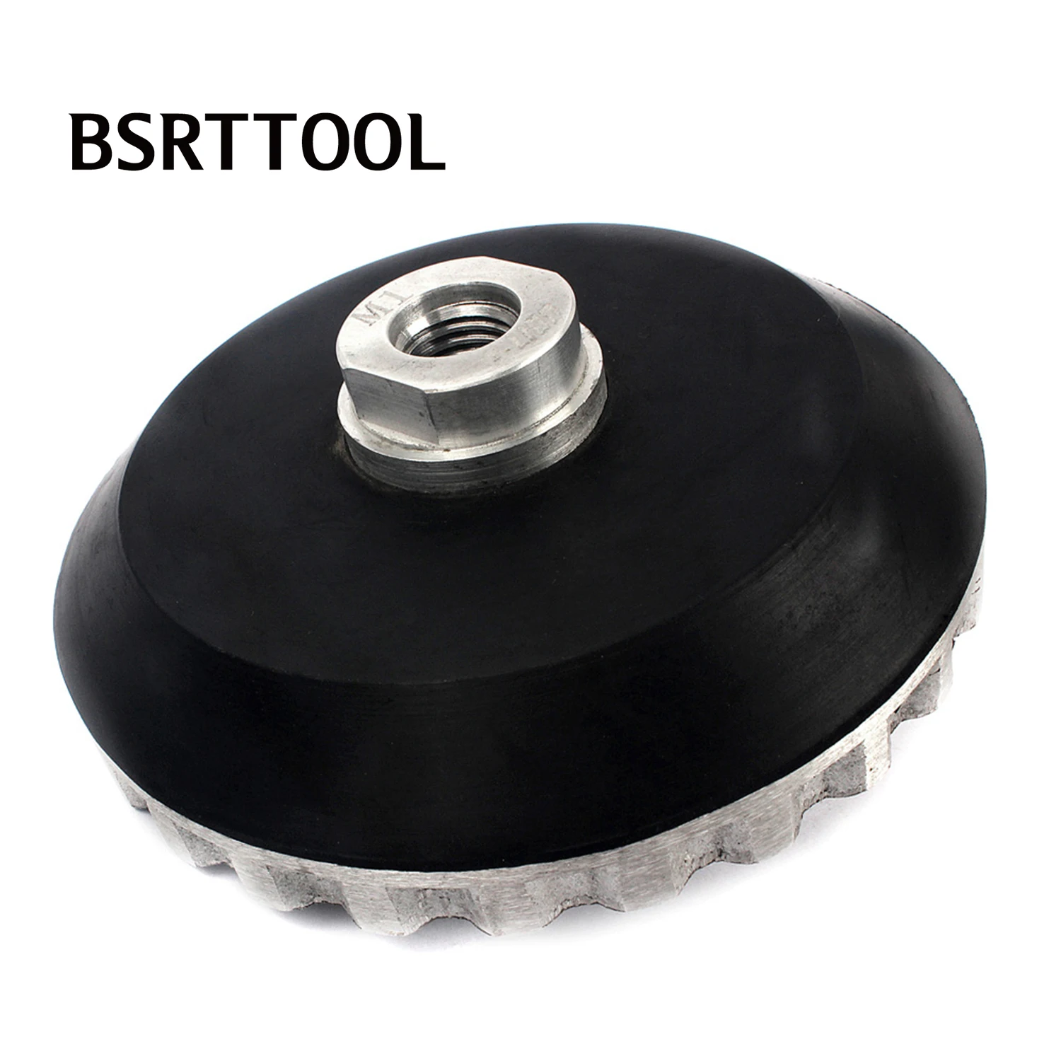BSRTTOOL 5 Inch Snail Adapter Lock Backer Pad For Diamond Edge Polishing Pad Back-Up Holder  M14 5-8-11Thread