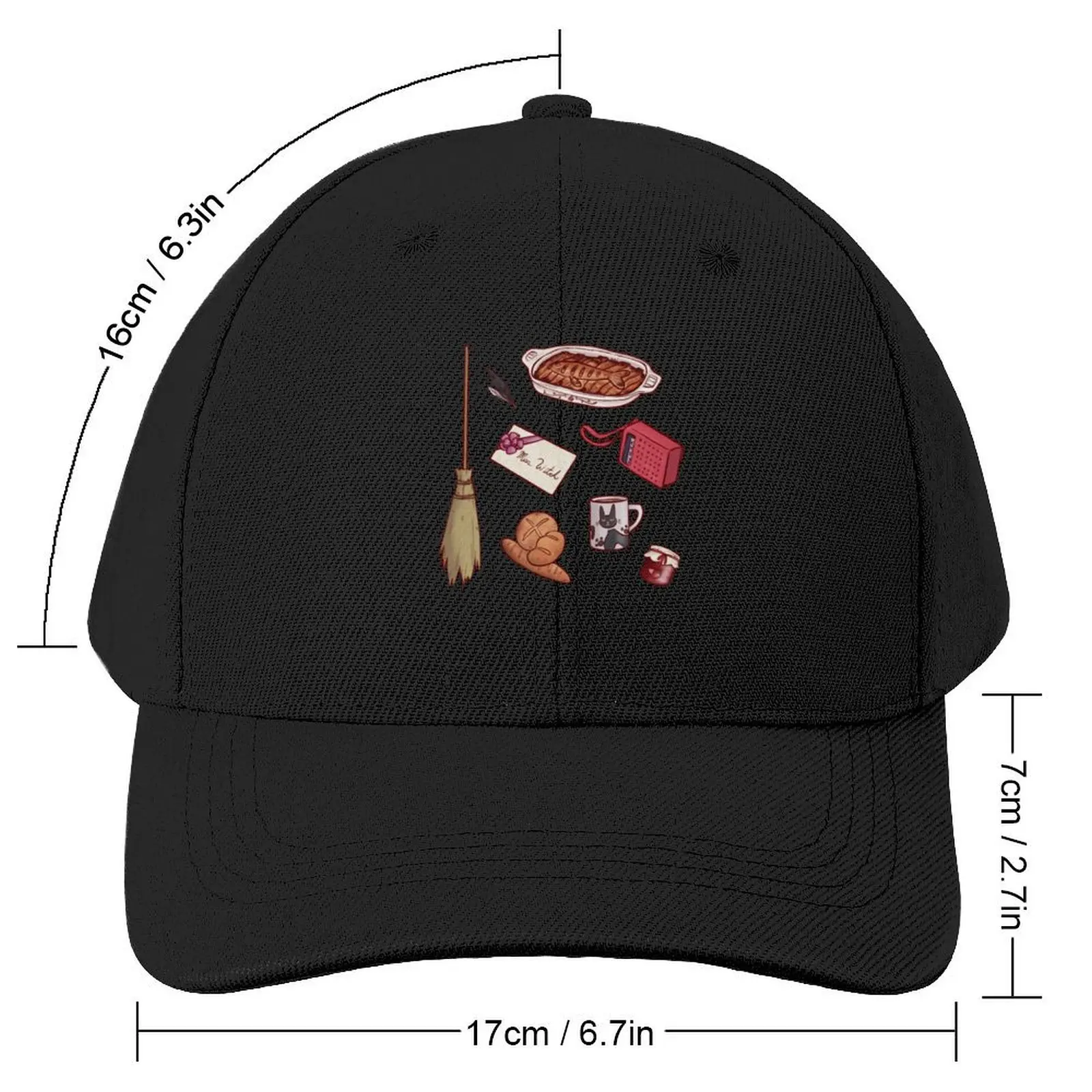 Kiki’s Baseball Cap Anime Horse Hat Mens Hats Women's