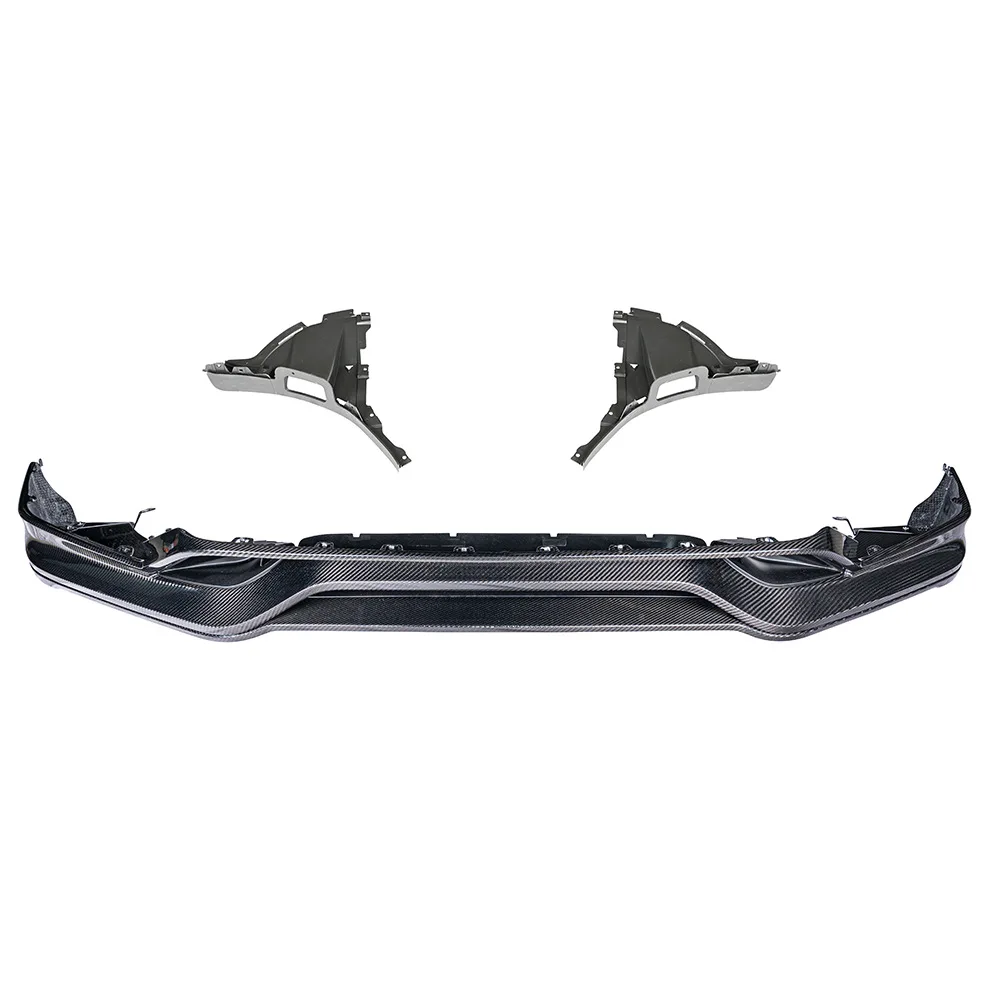 

Suitable for 24-UP Cayenne 9Y0.2 low-end TKT carbon fiber front lip assembly