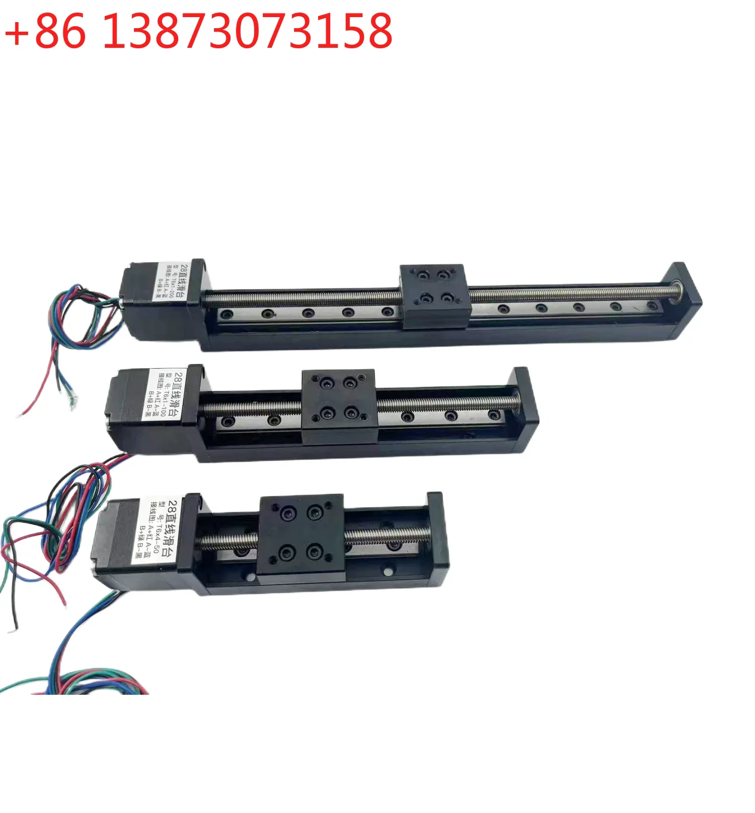 NEMA 11 linear module with stepper motor T-type Sliding Table Rail Linear Stage 50mm 100mm 150mm 200mm stroke