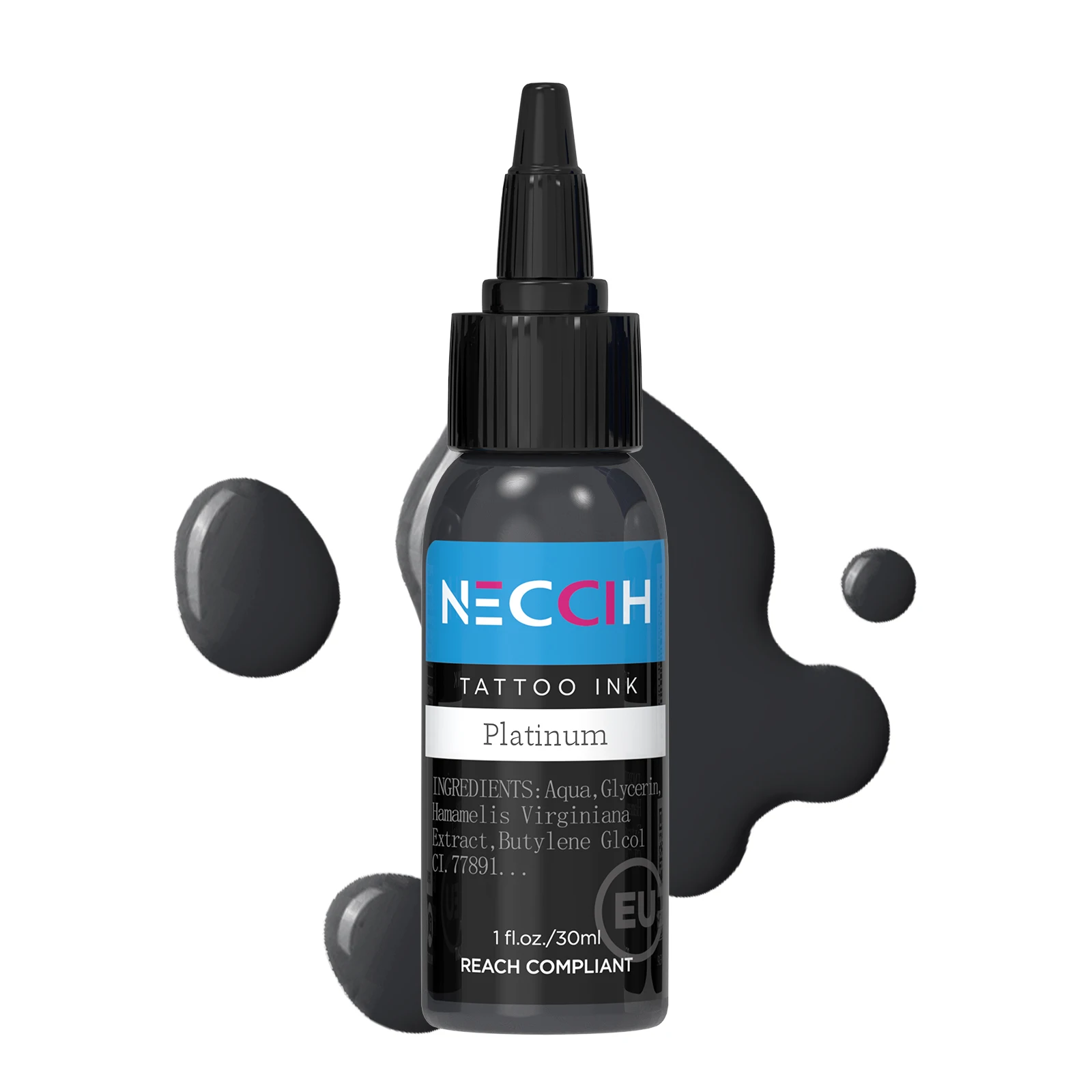 30ml Black/White Tattoo Ink Pigment with Box BodyArt Tattoo Kits Professional Beauty Paint Makeup Tattoo Supplies Semi-permanent