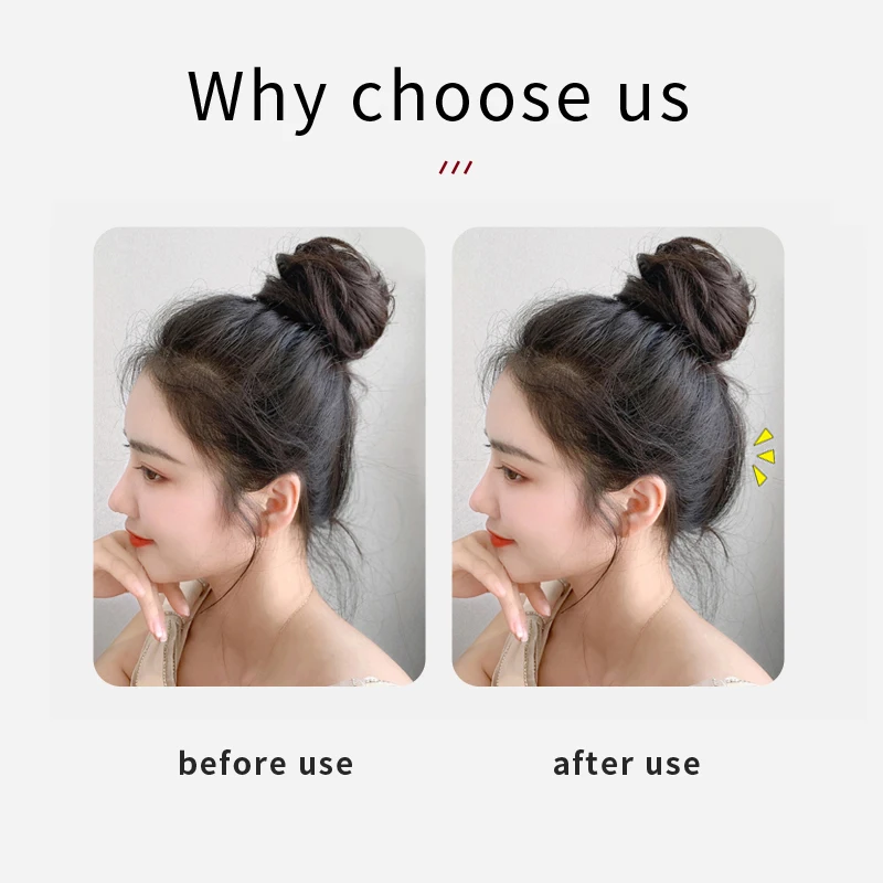 2Pcs Spons Hair Maker Styling Magic Bun Haar Base Bump Styling Insert Tool Volume Hoofddeksels