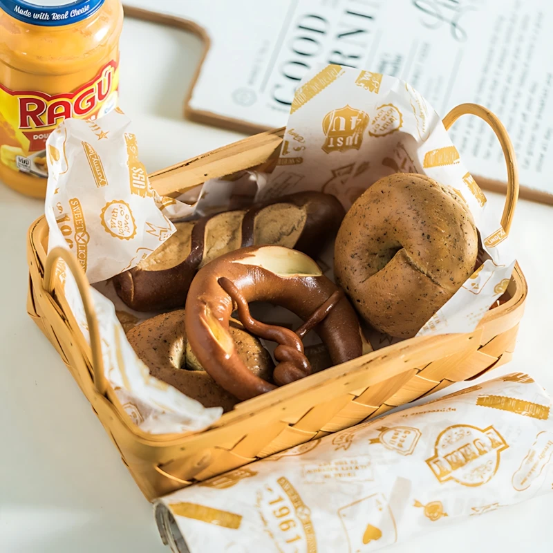 Rollo de papel encerado resistente de calidad alimentaria: resistente a la grasa y a la humedad para hornear, envolver, manualidades y diseños impresos