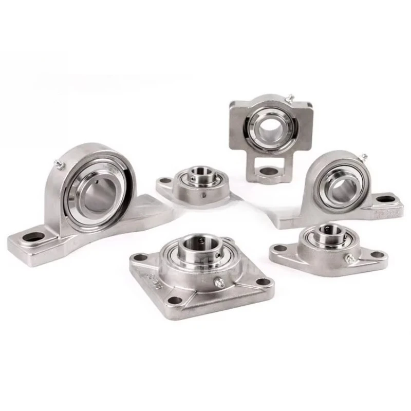 Alloggiamento verticale sferico in acciaio inox