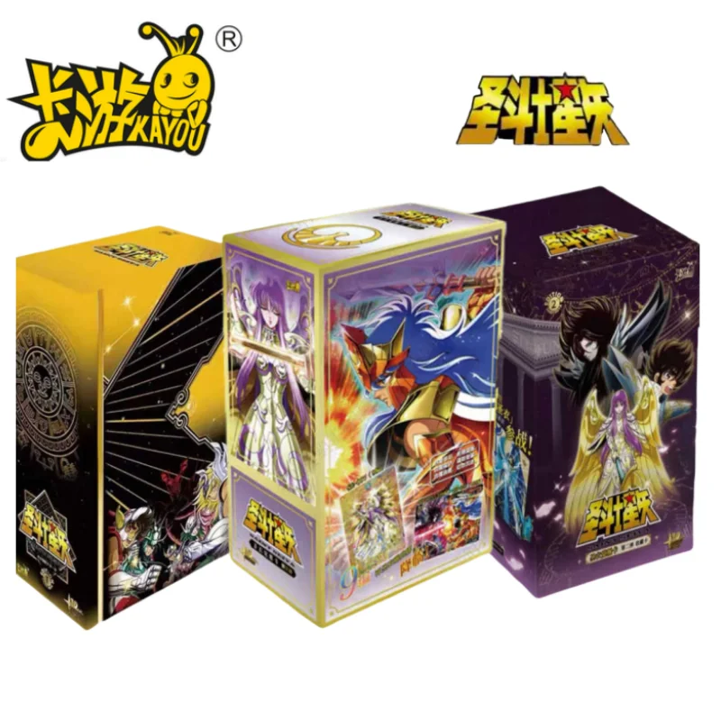 Hot Kayou Vol.3 Saint Seiya Cards Cloth Awakening Anime Collection Cards Mistery Box Board Game Toy Birthday Gift Toy