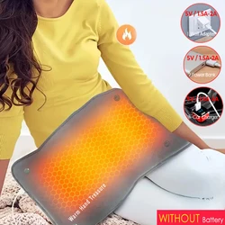 New Graphene Quick Heating Warming Pad with Adjustable Temperature and Timing USB Power Supply Office and Home Warming Handbags