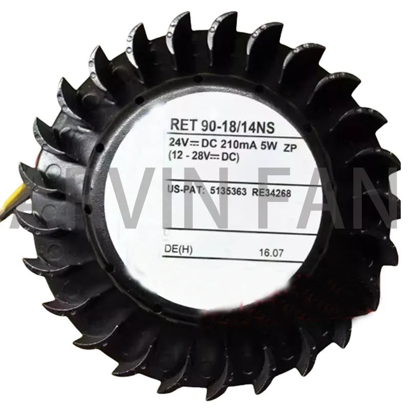 

Brand-new RET90-18/14NS DC24V 5W 12-28V Inverter Fan