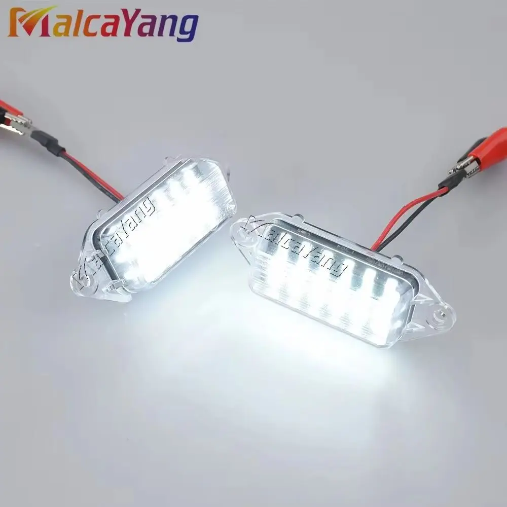2PCS Canbus LED Car Number License Plate Light White for Mitsubishi Lancer EVO VIII 2004-2008 EVO X 2008-2018 8341A099 MB596500