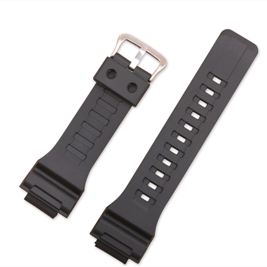 Soft Rubber Strap for Casio AQ-S810W SGW-300H SGW-400H AE-1200 Sport Watch Accessories Watchband Straps Bracelet Belt