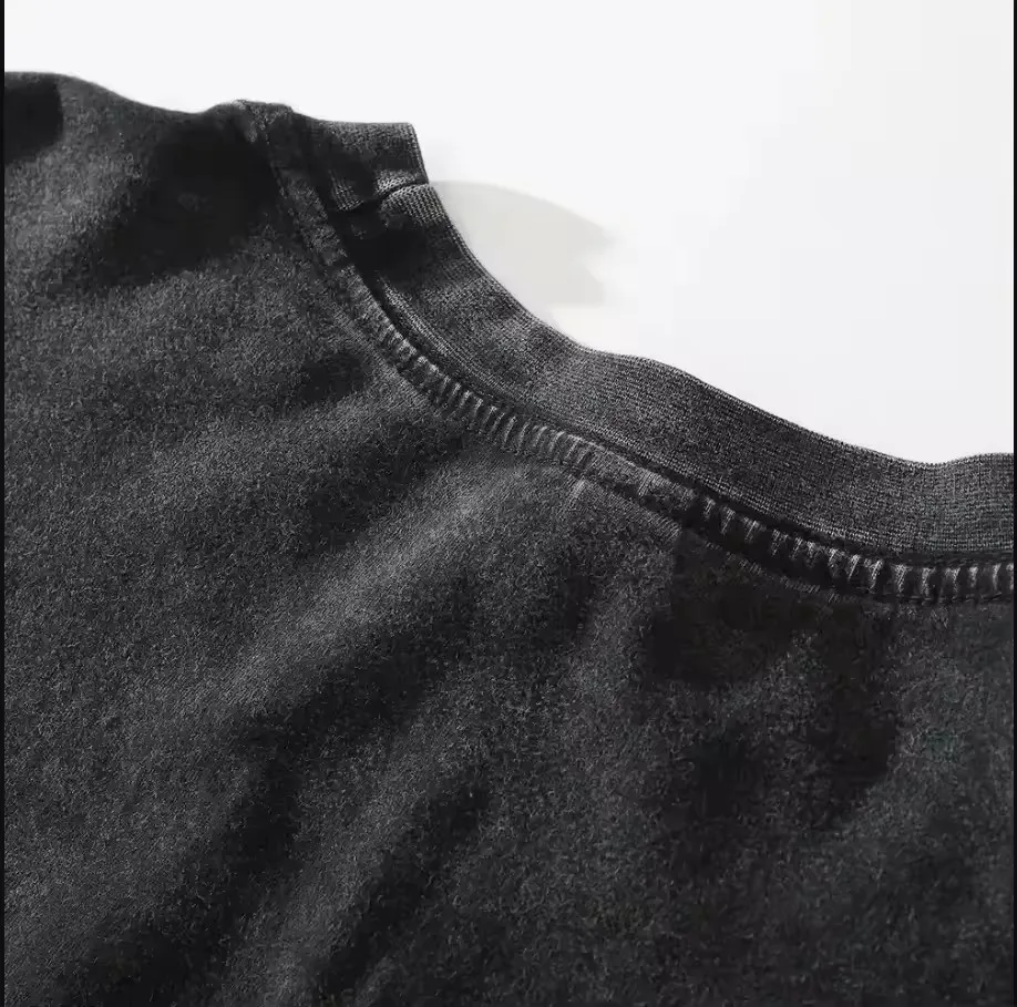 جديد وصول ملابس رجالي تي شيرت أوم المهارات الاجتماعية صنع أصدقاء جديد غسلها الرجعية قصيرة الأكمام الجولة الرقبة Y2k التي شيرت الرجال