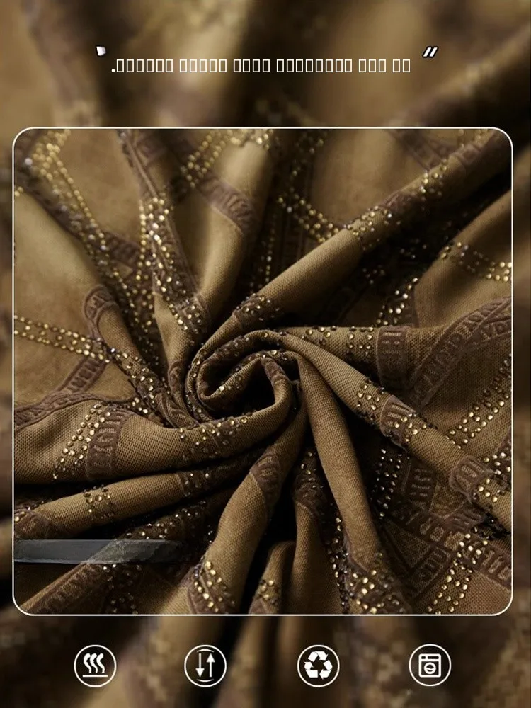 تي شيرت نسائي أنيق من فايانابل مي، قميص صيفي ضيق مزين بالأحجار الكريمة، مناسب للعمل، مصنوع من ألياف البوليستر الرقيقة