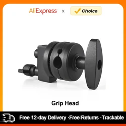 Multi-Functional Light Stand Mounting Adapter Heavy Duty Swivel Head Holder Grip Head for Stand Extension Boom Arm Grip Head