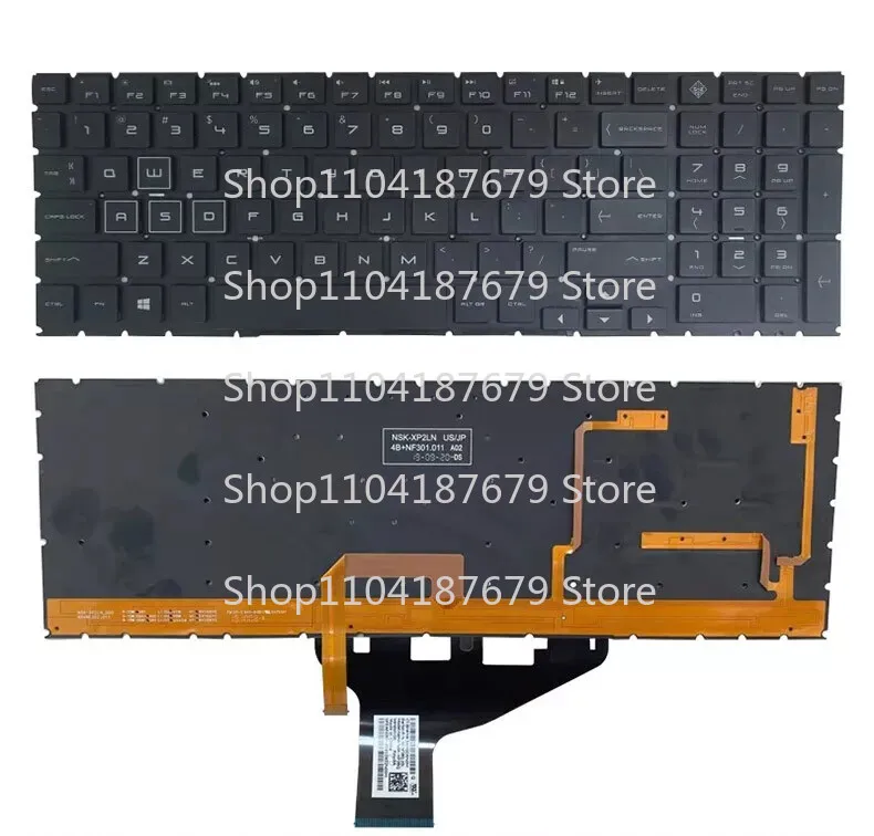 1Pcs Us Keyboard Rg…