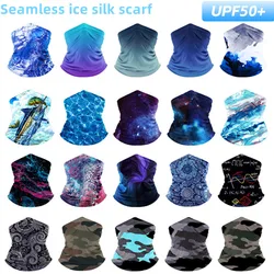 UV Protection Camping Hiking Face Scarf Cycling Bandana Magic Scarf Ice Silk Men Bicycle Head Wrap Outdoor Sports Fishing Mask