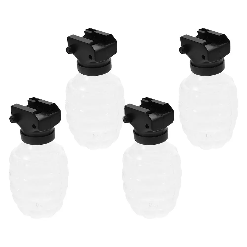 

4Sets Pineapple Bottle Adapter Reusable Beads Storage Container Refill Beads Bottle Subpackage Plastic Display Small Bottles