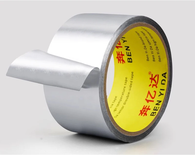 Aluminum foil tape High temperature resistant waterproof heat insulation tin foil repair leak-proof sealing self-adhesive tape