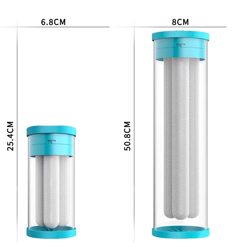 Household water purifier PVDF ultrafiltration membrane 10 inch filter bottle flat mouth hollow fiber front filter element