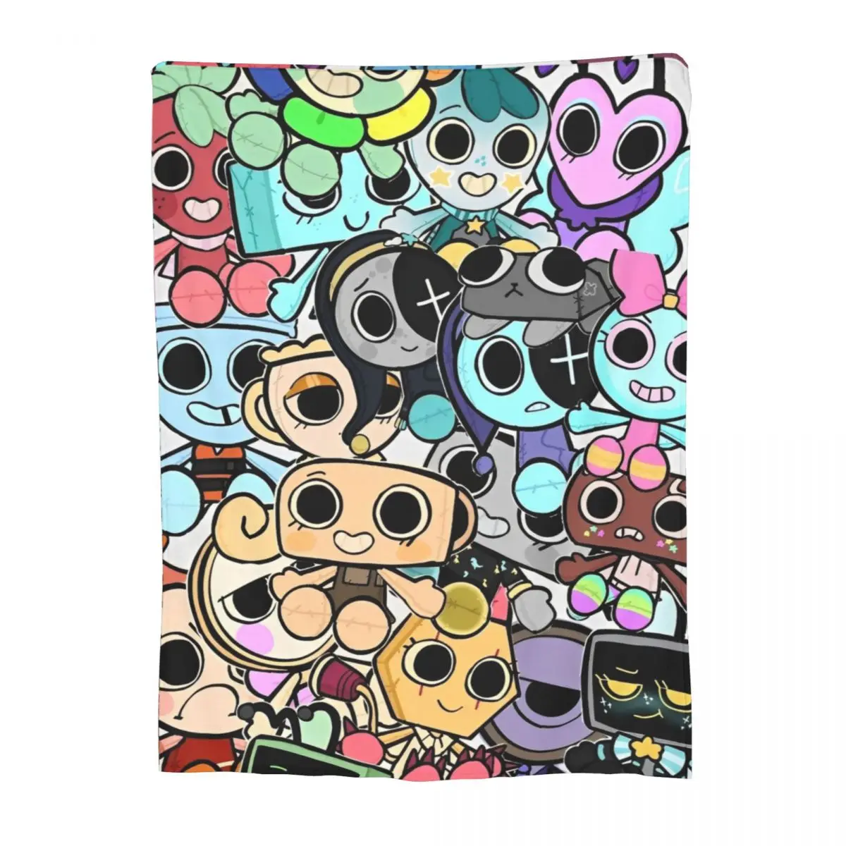 Dandy's World Blanket الفانيلا مضحك الدافئة رمي البطانيات للبنين بنات هدية عيد ميلاد أريكة سرير المنزل الصيف