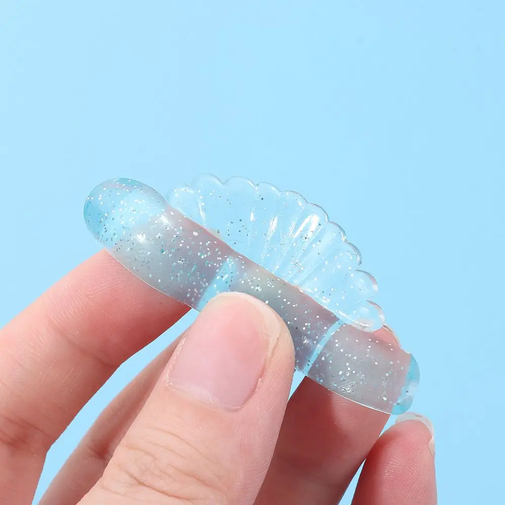 อุปกรณ์ต่อขนตาแบบซิลิโคน 5 คู่ แผ่นดัดขนตาแบบใช้ซ้ำได้ สำหรับต่อขนตาแบบกาว รูปทรงเปลือกหอย