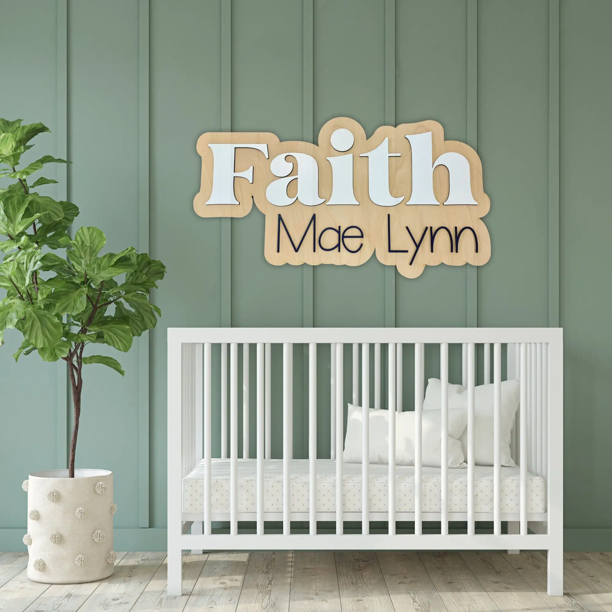 Personalized Customized Baby Name Sign Wedding Name Party Sign Personalized Birthday Baby Gifts Nursery Sign Wooden Plaque Gift