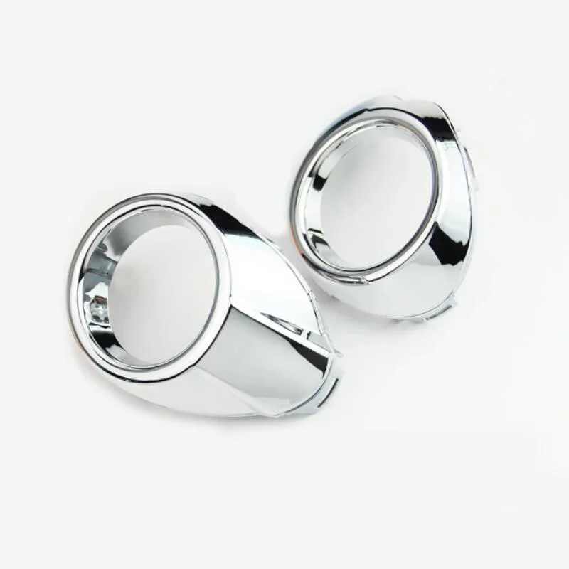 2pcs Per Set Car Styling Front Fog Lamp Frame Modified Head Fog Light Decoration Cover for Ford Focus 3 Accessories ABS Chrome