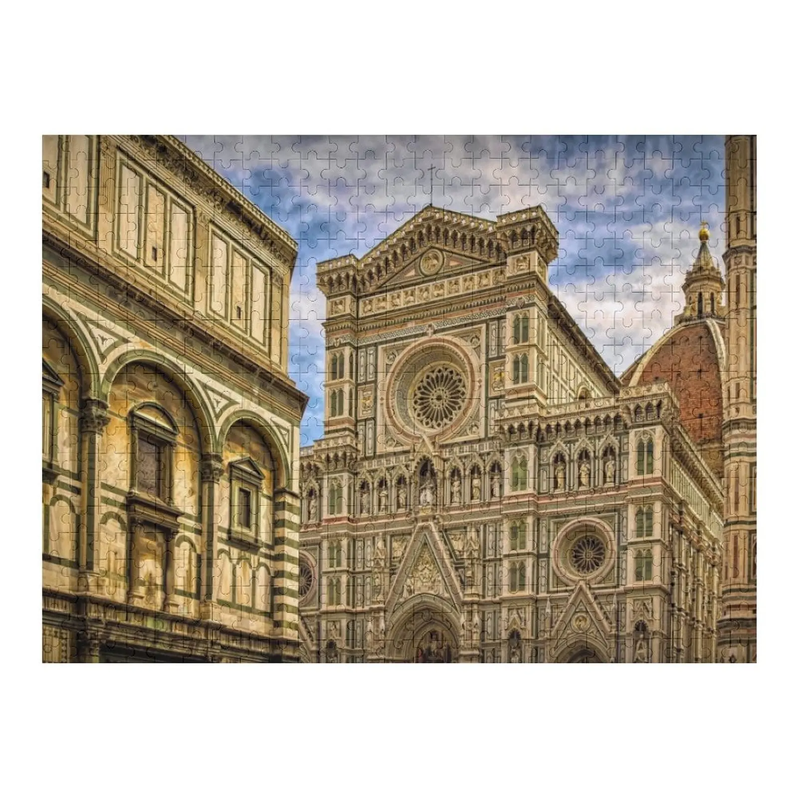 Puzzle Santa Maria del Fiore, spersonalizowany prezent dla dzieci, puzzle dla par