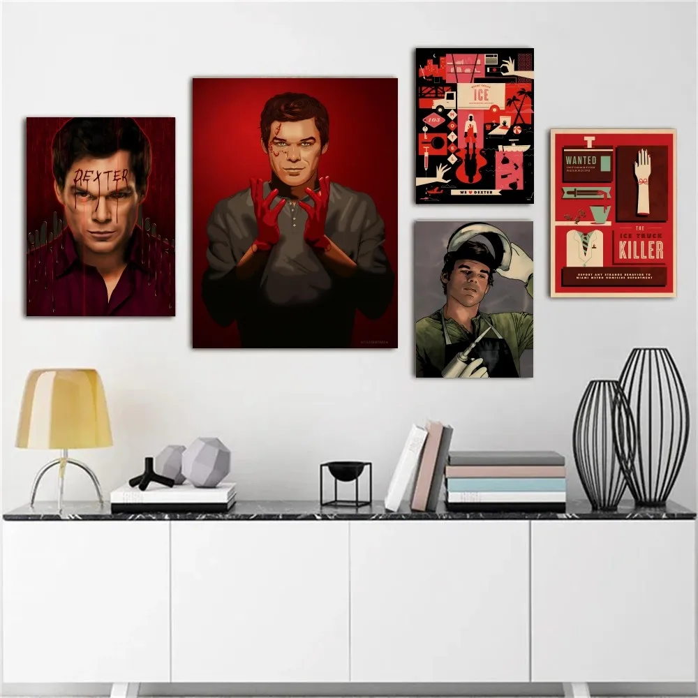 Movie Tv Show Dexter Poster Paper Print Home Living Room Bedroom Entrance Bar Cafe Art Painting Decoration