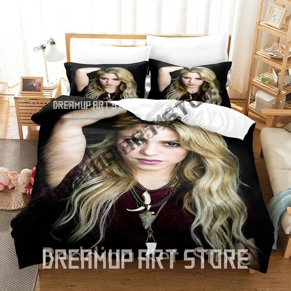 3D Print Shakira Singer Bedding Set Single Twin Full Queen King Size Bed Set Adult Kid Bedroom Duvetcover Sets Bed Sheet