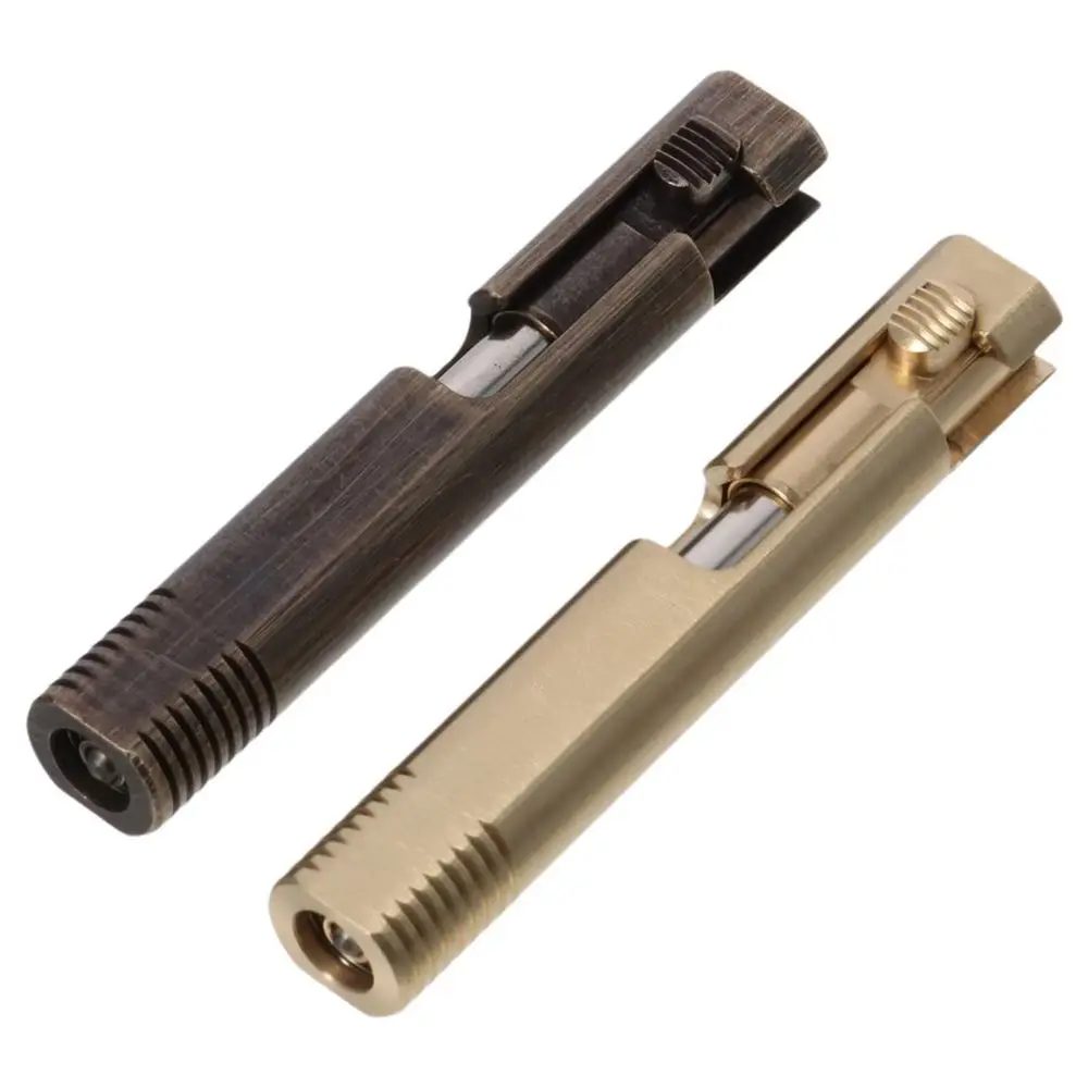 

Мини-латунная ручка для ежедневного письма, выдвижная многоразовая ручка для подписи, карманная шариковая ручка