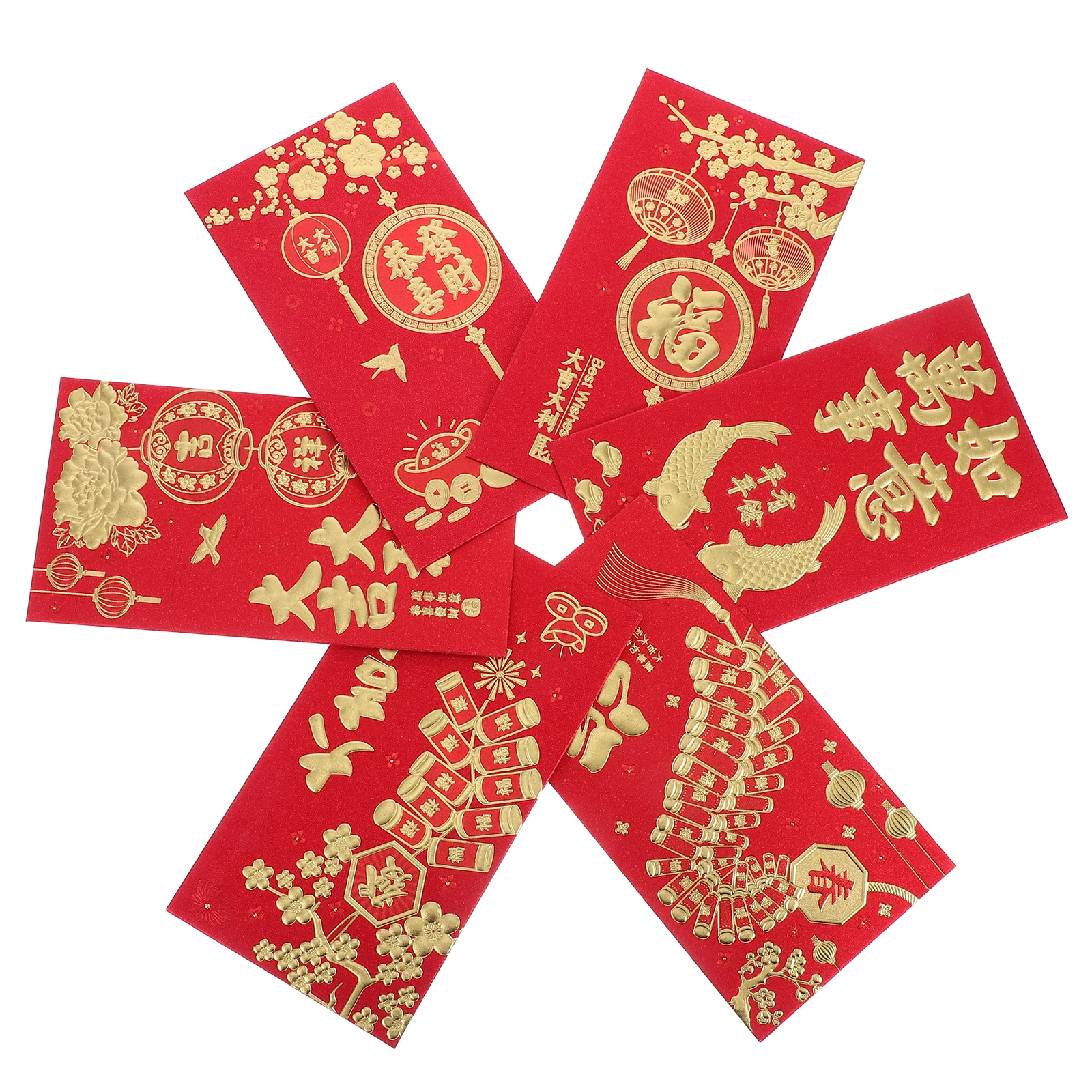 

18 Pcs 3D Red Envelopes Chinese New Year 2025 Spring Festival Greeting Cards Envelopes Lunar New Year Decorative Paper Reusable