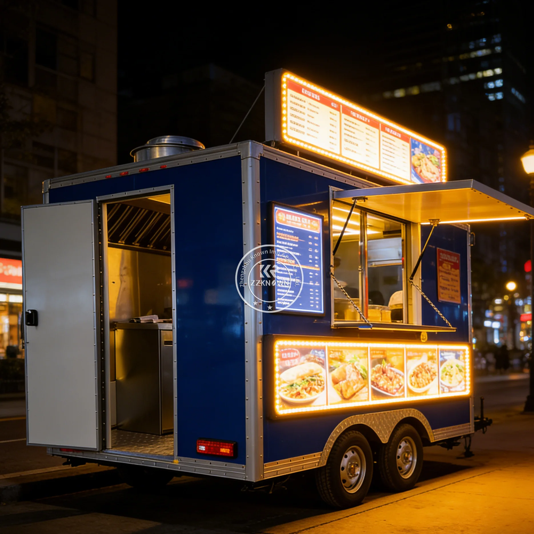 

Ce Approved Catering Truck Food Trailer Street Ice Cream Cart Ice Cream Snack Truck Mobile Kitchen Concession Pizza Trailer