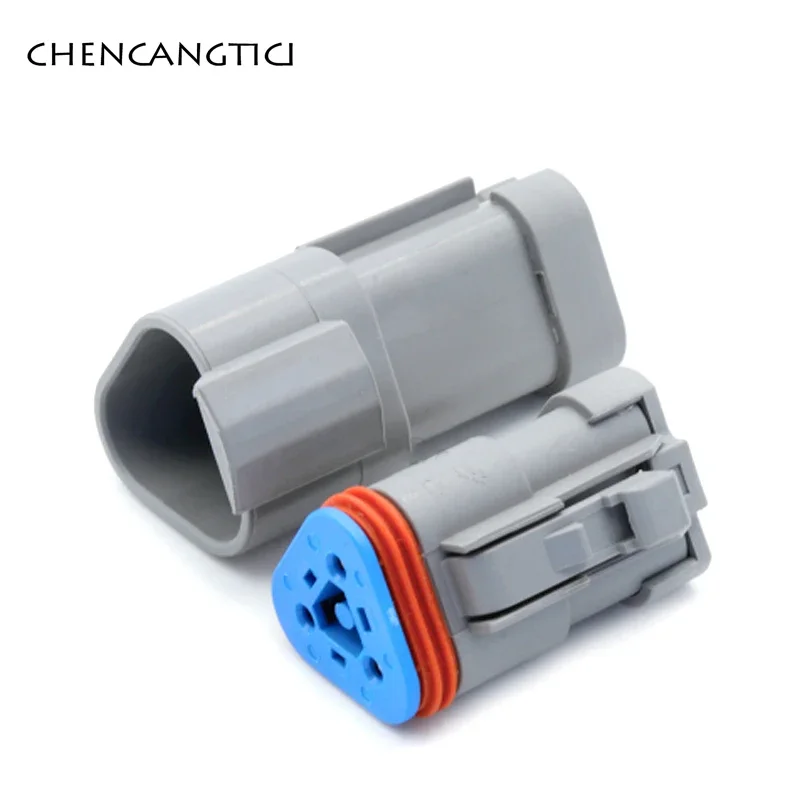 

Deutsch 3 Pin Automotive Waterproof Connector With 120 Ohm Resistance AT04-3P-RJ120 DT04-3P-P006 DT06-3S-P006