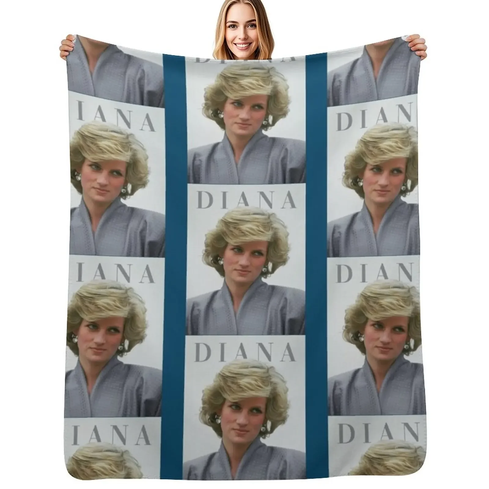 

Princess Diana Lady Di Throw Blanket Loose Hairys Furry Blanket