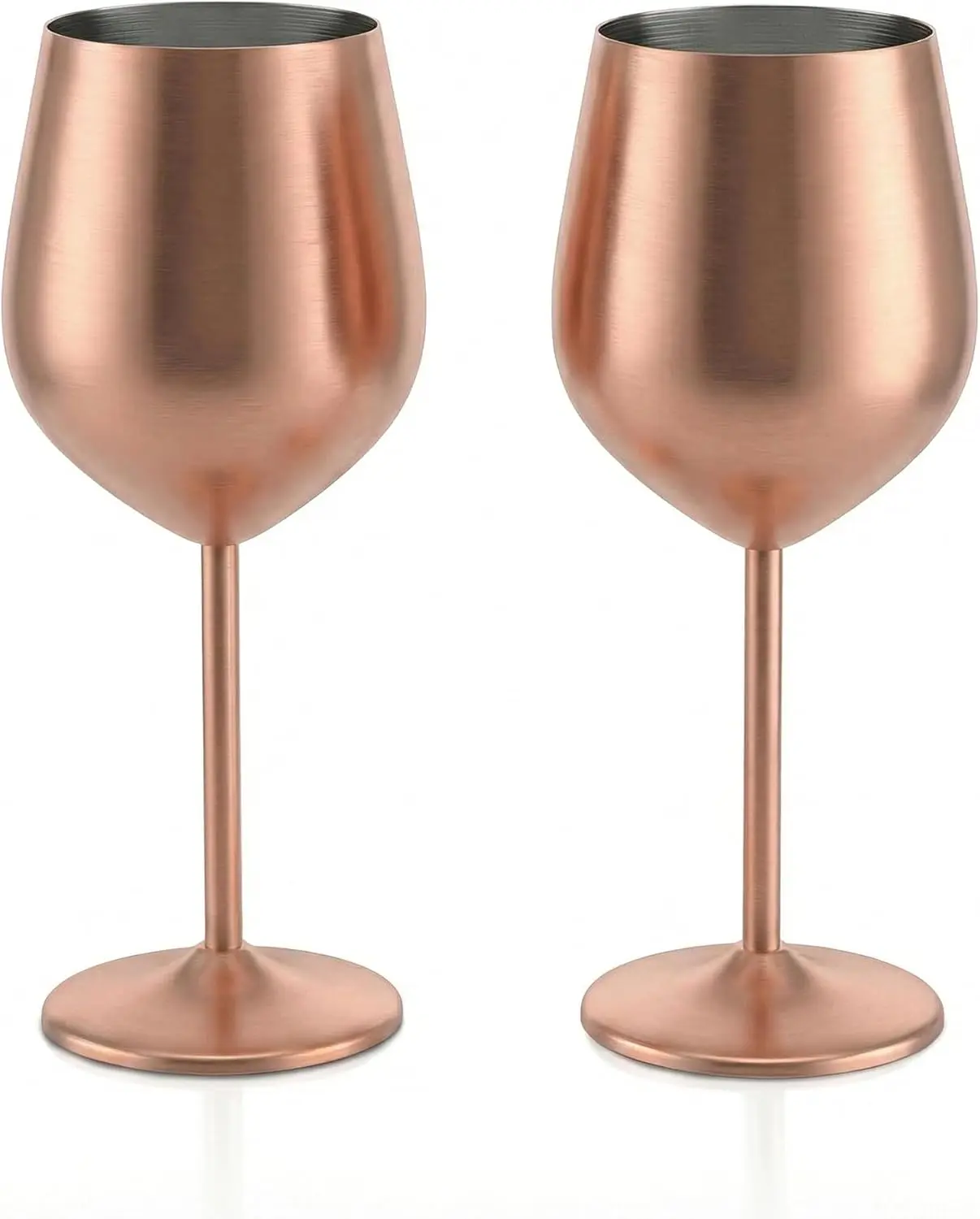 

Stainless Steel Wine Glasses | Unbreakable Metal Wine Glasses with Short Stem | Reusable Drinkware for Red & White Wine