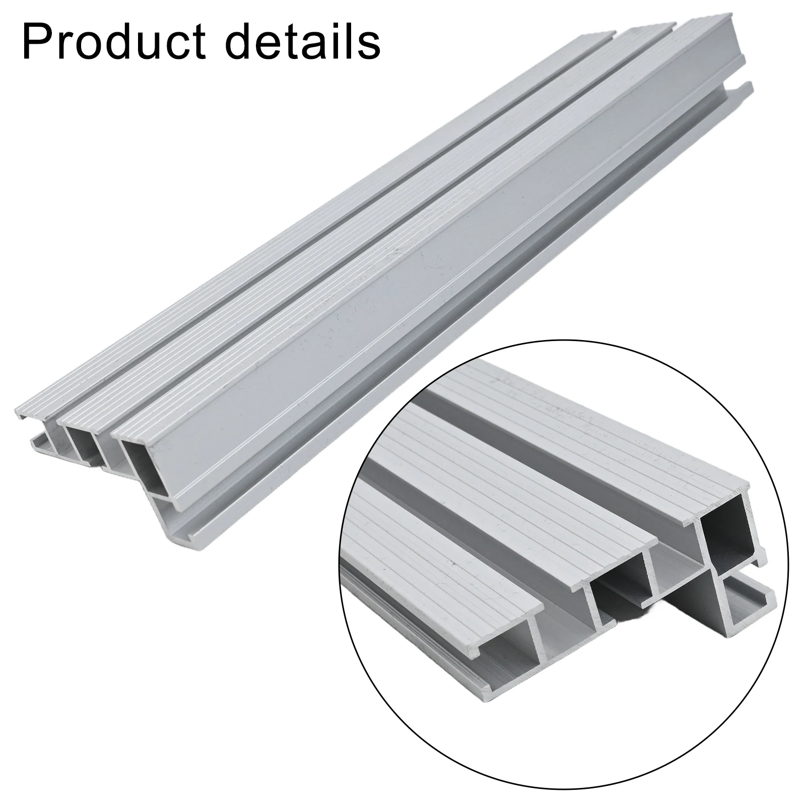 

75 Type Miter Track 300mm 11.8'' Aluminium Miter Track Long Durability Wear Resistance Aluminium Alloy Material