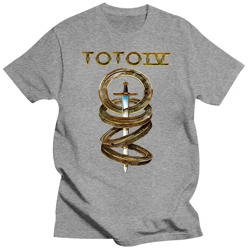 Camiseta con estampado de Pop TOTO IV para hombre y mujer, camisa con estampado de banda de Rock clásica, 100% algodón, alta calidad, tendencia de moda, 2024