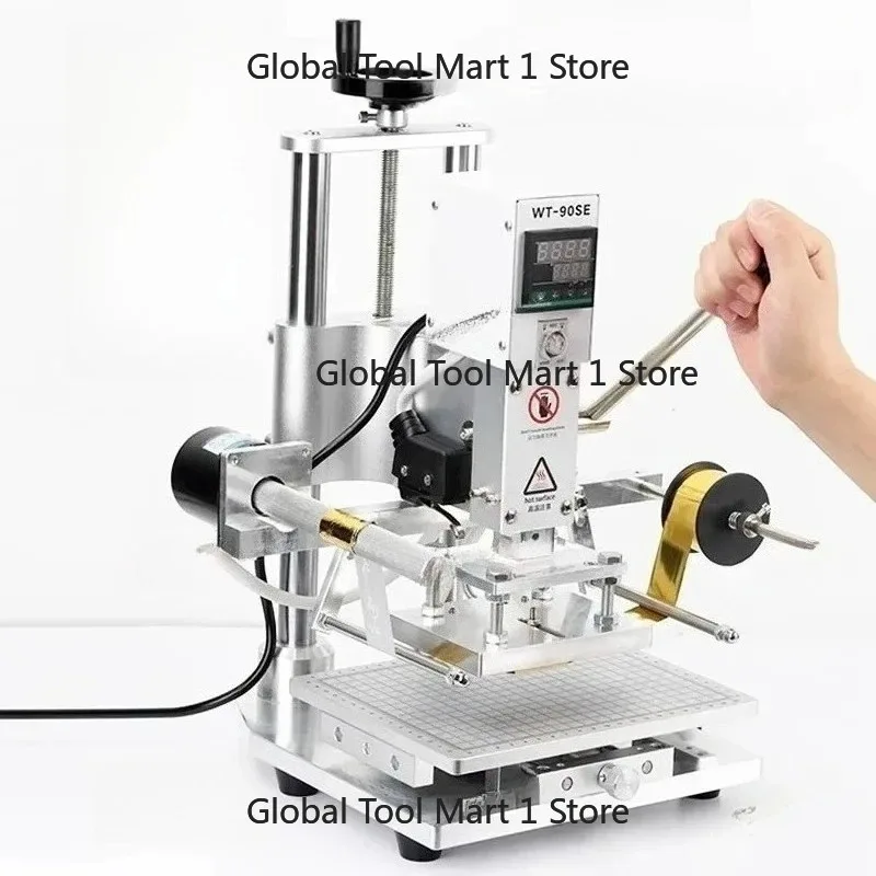 

HOT SALE Small Automatic Roll P Hot Pressing PV-C Film Leather Indentation Hot Stamping Flower Bronzing and Branding