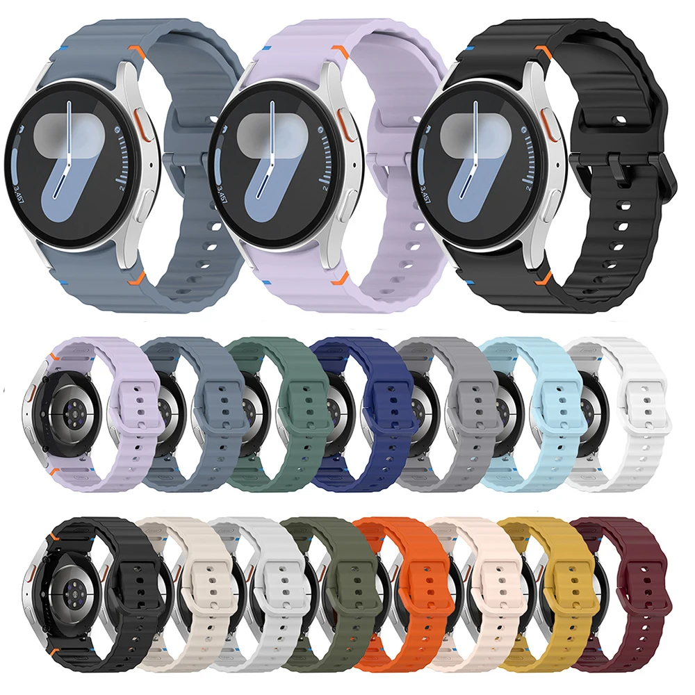 

Silicone Strap For Samsung Galaxy Watch 7/6/5/4 Replacement Watch Band For Samsung Galaxy Watch FE