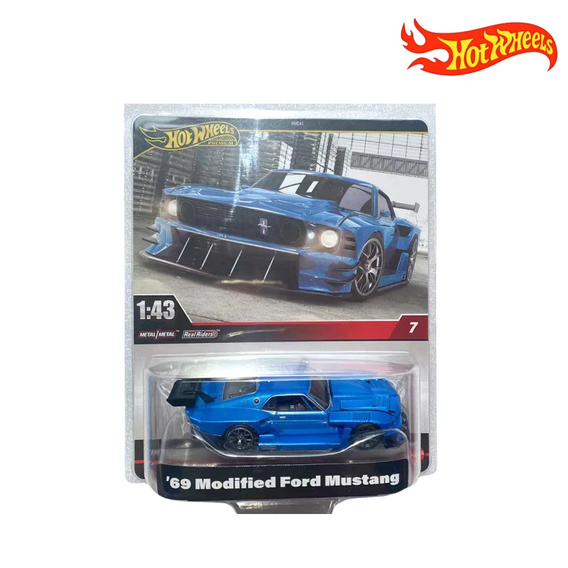 

Genuine Hotwheels 1/43 Scale Ford Mustang 1969 Modified Series High-Quality Alloy Miniature Car Model Collectible Toy For Gifts