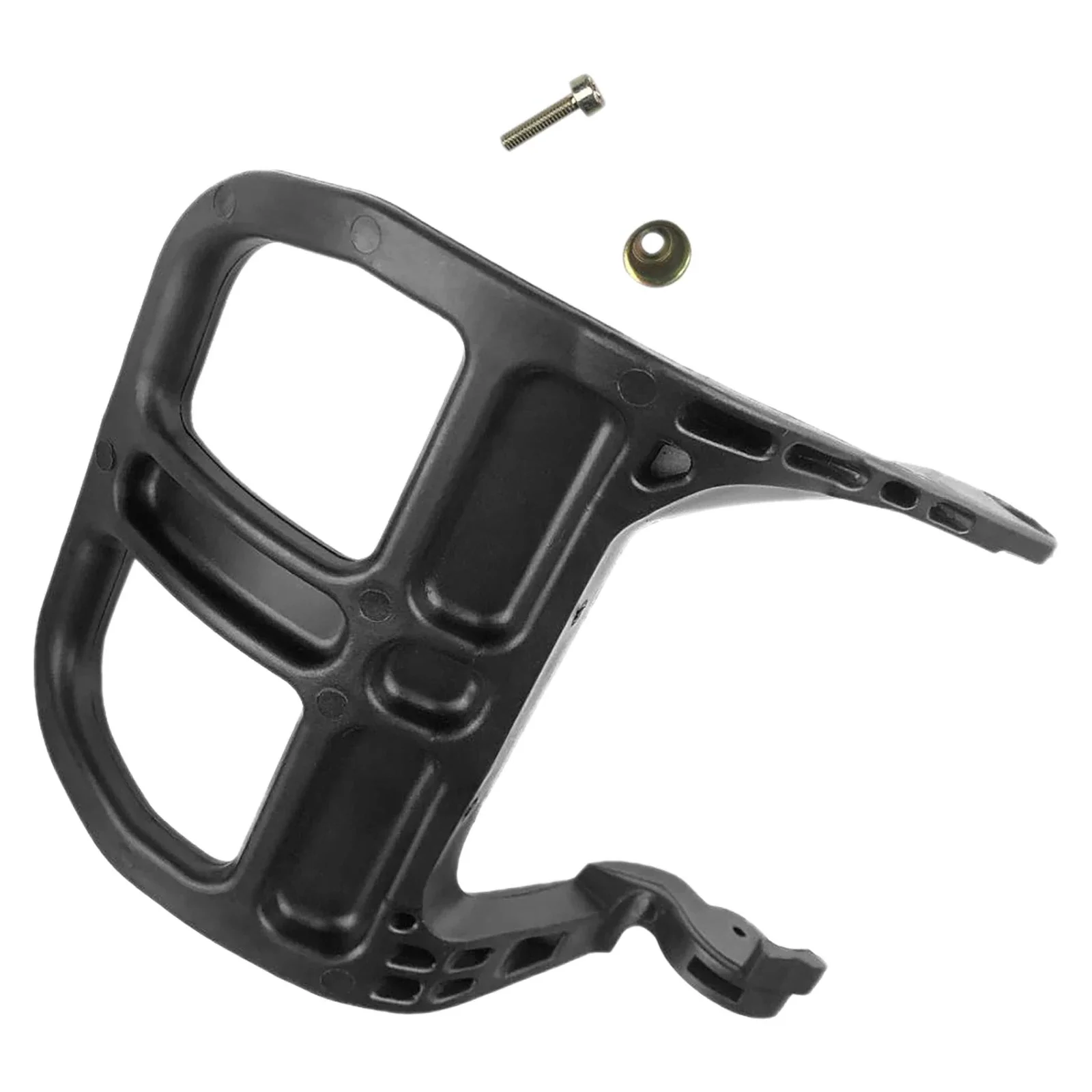 Protector de mano de freno de cadena negro apto para Stihl 024 026 MS260 palanca de manija de freno de cadena de motosierra Accesorios de reparación de energía de jardín