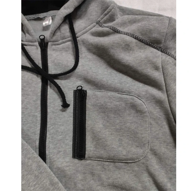 Customized Newest  Hoodies Men Women Warm Sports Coat Hooded Sweatshirt Zipper Jacket S-3XL