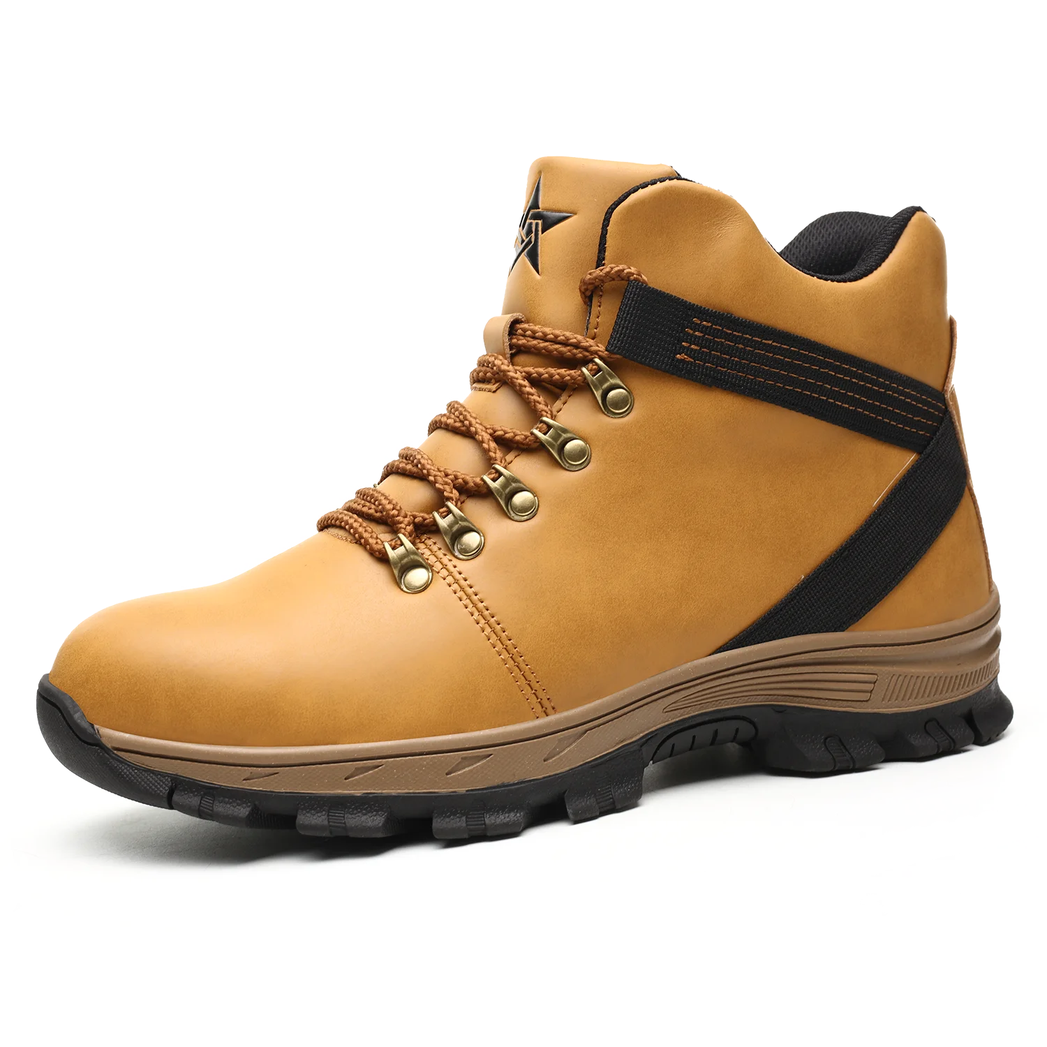 Zapatos de seguridad para hombre, botas protectoras, antigolpes, antipuñaladas, zapatillas de trabajo, zapatos con punta de acero, botas de trabajo indestructibles